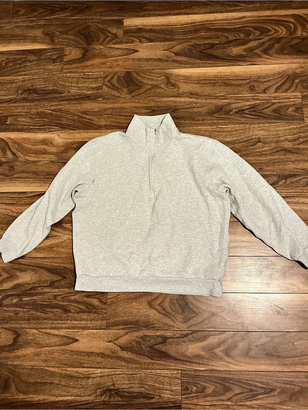 Lululemon Oversized 1/2 Zip Hoodie Gray
